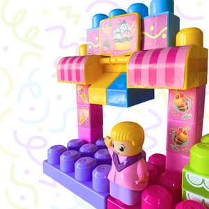 Juego Bloques De Construcción Con Base Para Niños