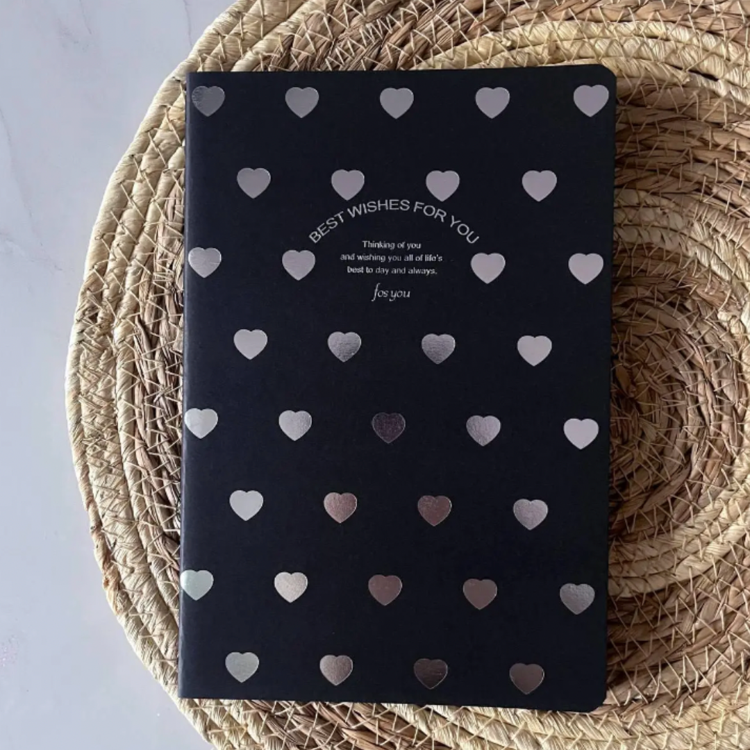 Cuaderno Hojas Negras Pequeña Croquera