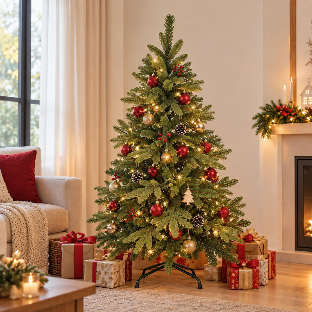 Árbol De Navidad 150cm Ramas Realistas Efecto Natural