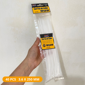 Amarras Plásticas De Nylon 3.6mm X 250mm Pack 60 Unid