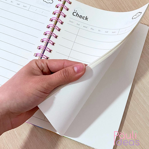 Cuaderno Anillado Planificador Semanal A5 Multicolor