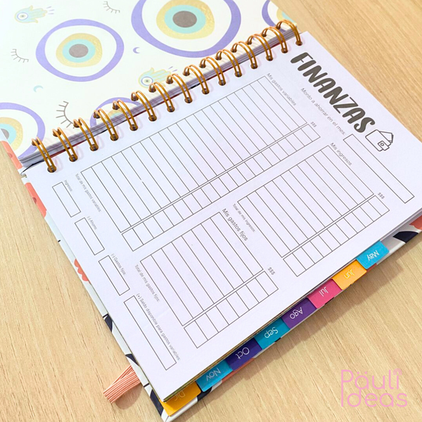 Agenda 2026 Planner Con Separadores Tamaño A5 21cm X 15,5cm