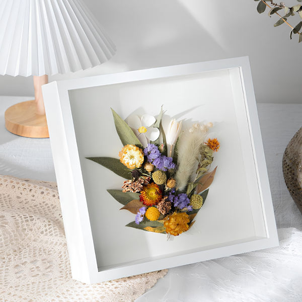 Marco Shadow Box Para Foto 20x20 Cm Profundidad 3 Cm Madera