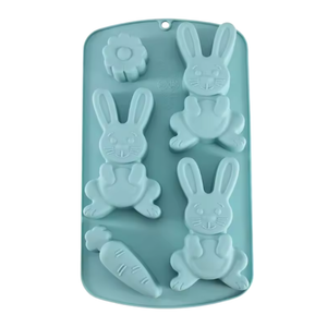 Molde De Silicona Conejo De Pascua