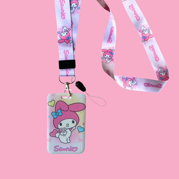 Lanyard Cinta Colgante + Portacredencial Tierno Kawaii