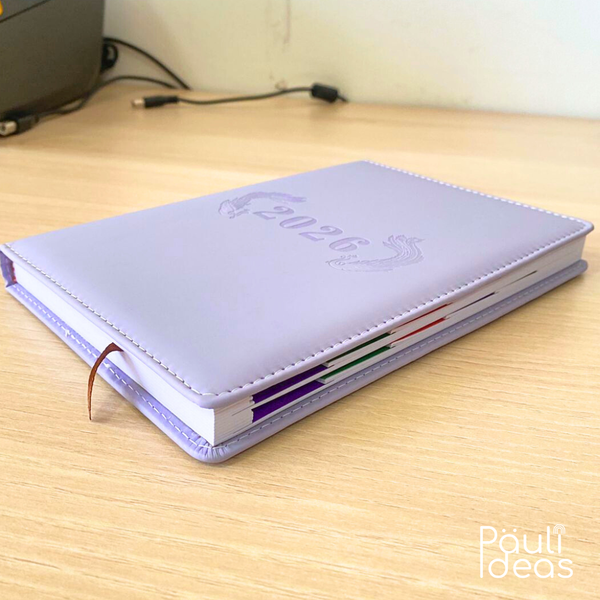 Agenda A5 Colores Pastel Diseño Kawaii 2026