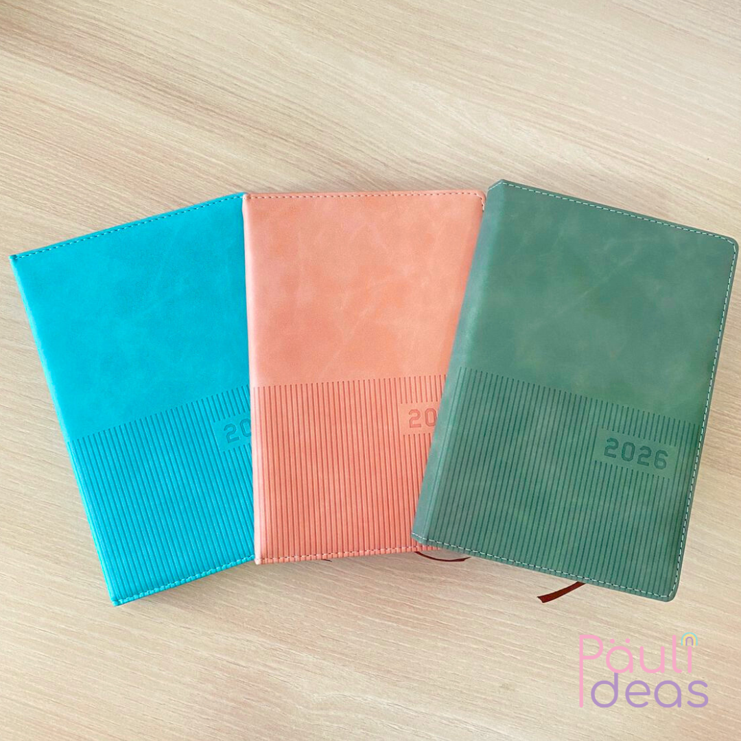 Agenda 2026 Ejecutiva A5 De Colores Con Diseños Kawaii