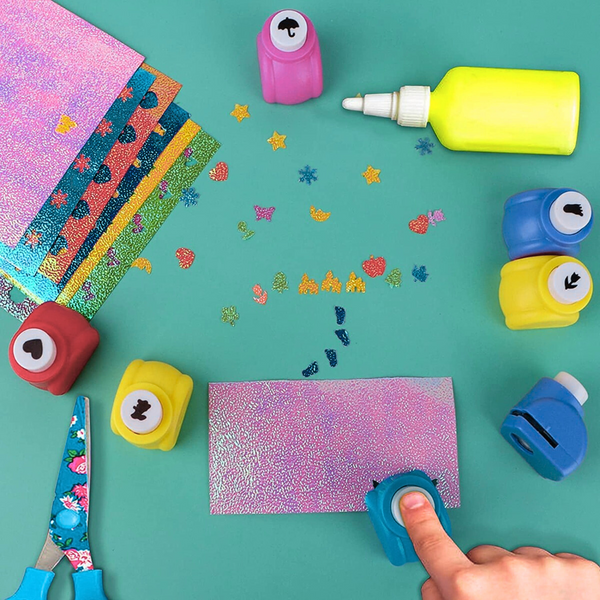 Mini Perforadoras Con Formas Y Diseño Kawaii Pack De 3