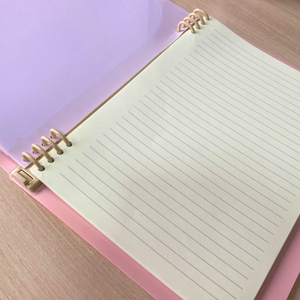 Libreta Anillada B5 Refill Carpeta Colores Pasteles