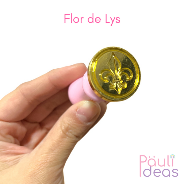 Sello Con Lacre Vintage Timbre Cera Tarjetas