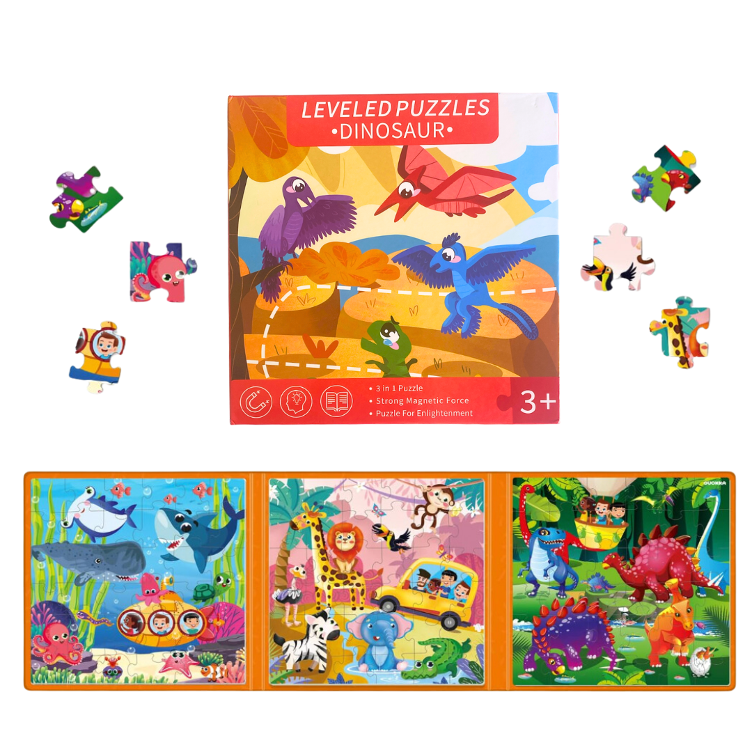 Set De Puzzle Madera Rompecabezas Juego Didáctico Niños