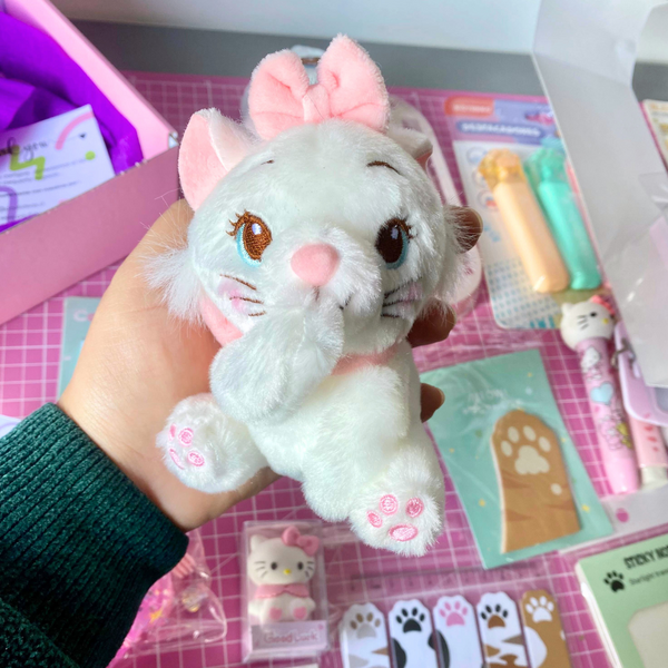 Box Papelería De Gatito Set De Papelería Y Accesorios Kawaii