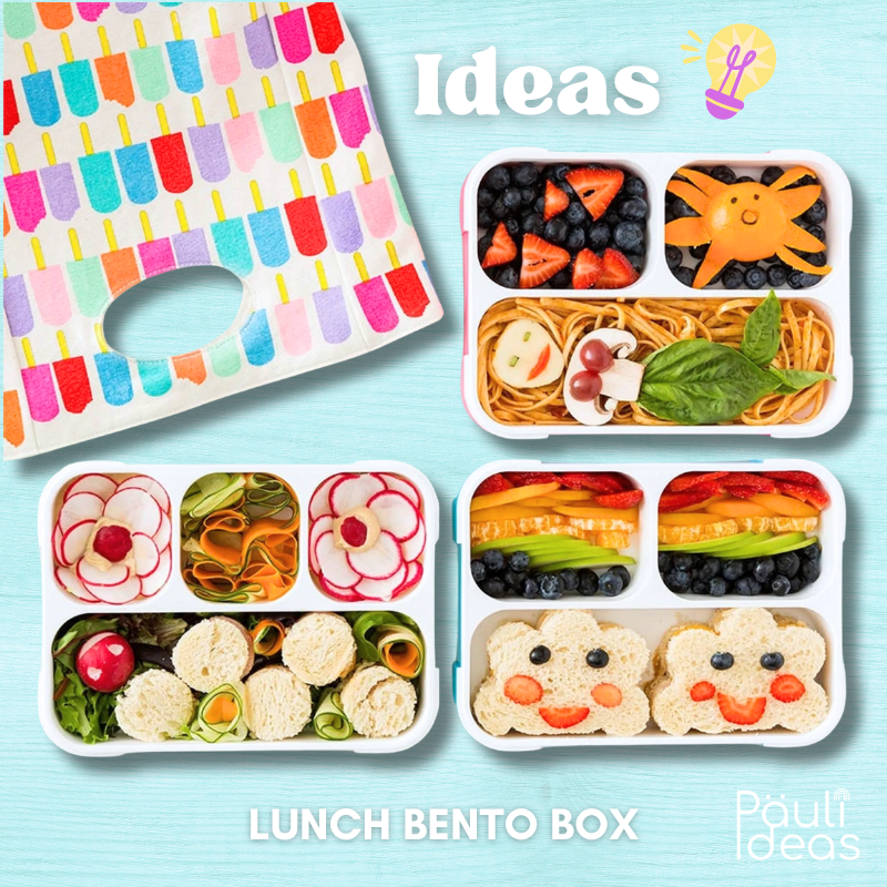 Lonchera Mini Bento Box Para Niños