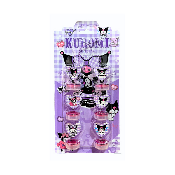 Set Timbres Sellos Diy Kawaii Kuromi My Melody Cinnamonroll