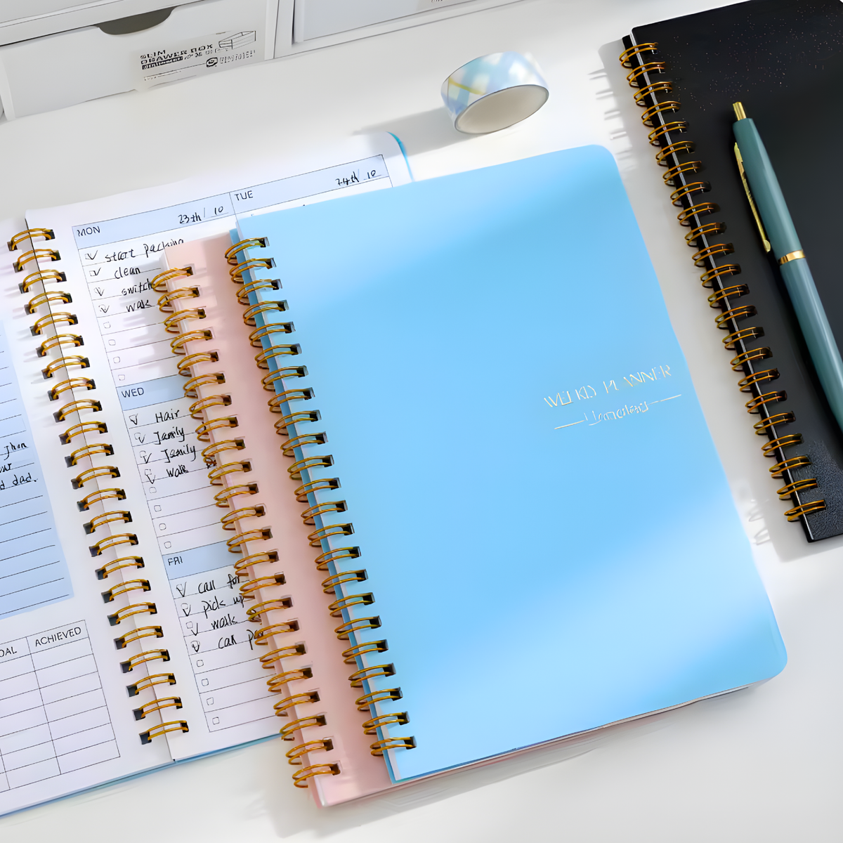 Planificador Semanal Kawaii