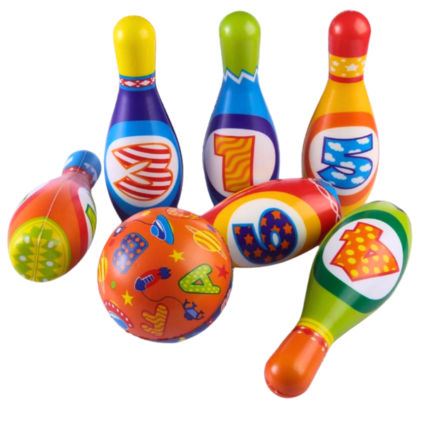 Set De Bowling Palitroques Bolos Juego Para Niños