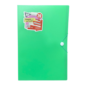 Carpeta Archivadora Tamaño Oficio Con 20 Fundas Transparente