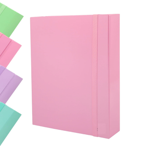 Carpeta Archivadora Porta Documentos Con Elástico Lomo 7cm