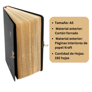 Planner Anual 365 Días Libreta A5 Sin Fechas Con Candado