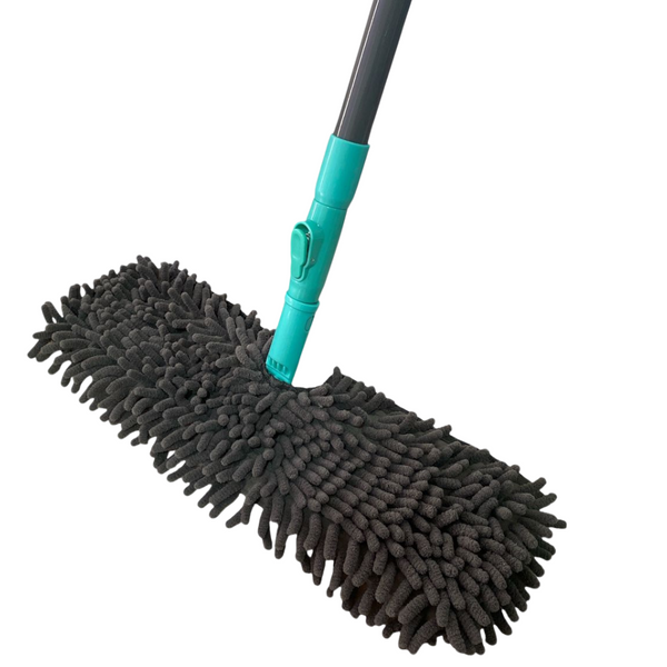 Trapero Microfibra Con Pulidor Y Mango Extensible De 170 Cm