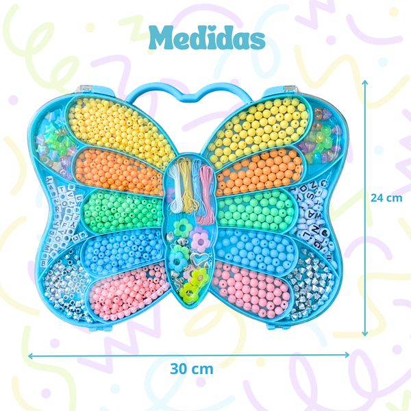 Juguete Kit Para Hacer Pulseras Y Collares Set Manualidades