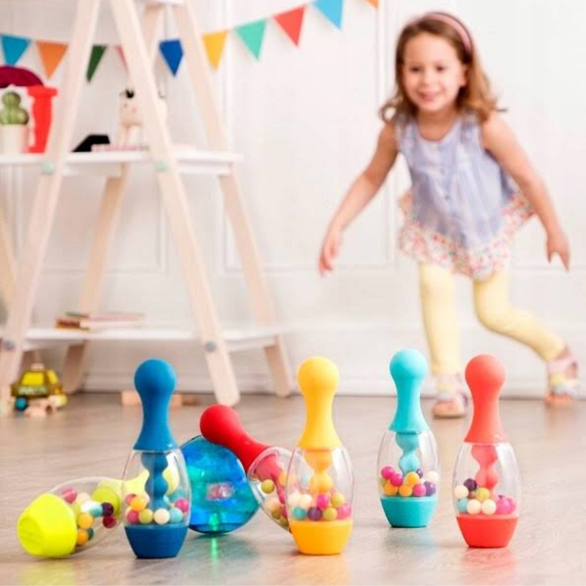 Set De Bowling Palitroques Mini Bolos Juego Para Niños