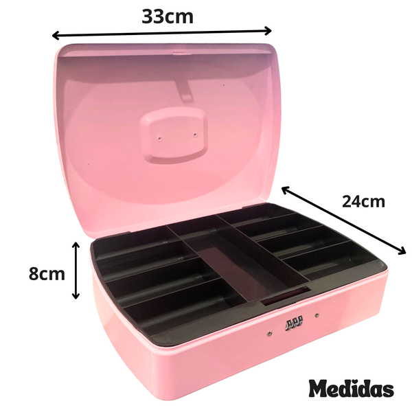 Caja Fuerte Dinero Metálica 33cm X 24cm Combinación Clave
