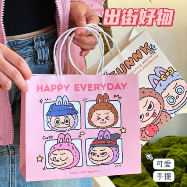 Pack 4 Bolsas De Regalo Bubu Estilo Kawaii