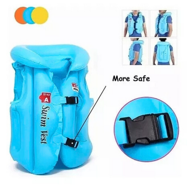 Flotador De Piscina Infantil Chaleco Inflable Talla L