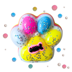 Squishy Grande Patita De Gato Pegajosa Juguete Antiestrés