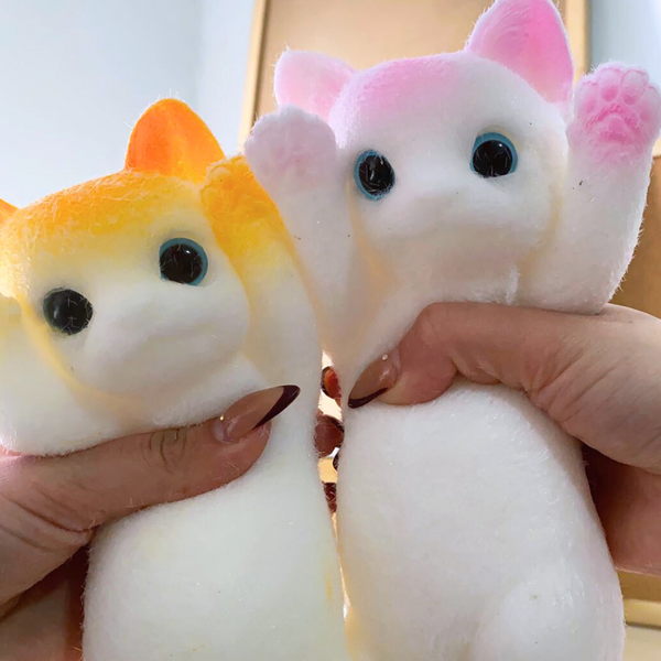 Squishy Taba Gato Gigante Peludo Juguete Antiestrés