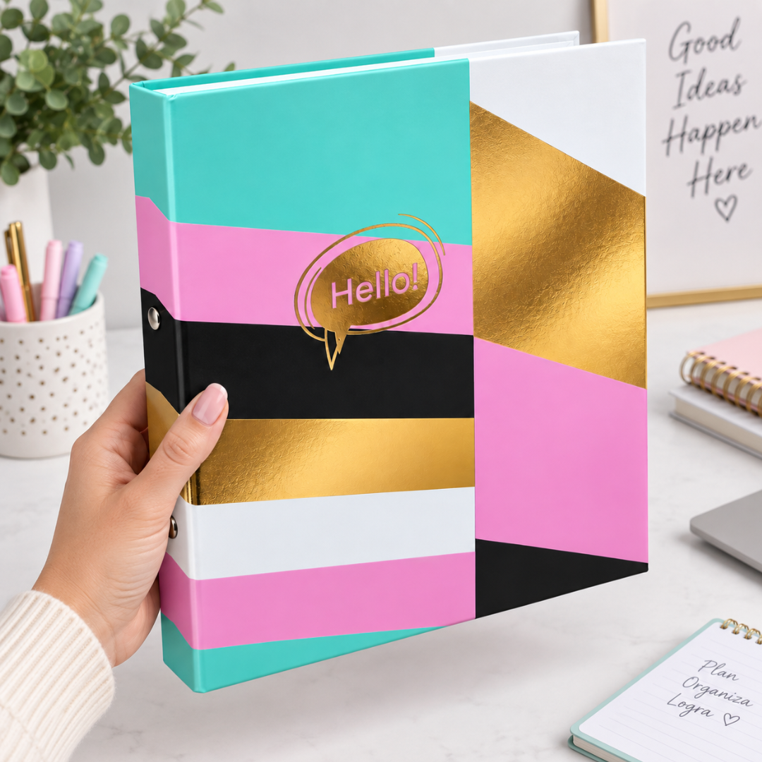 Archivador A4 Binder Carpeta Organizadora De 2 Anillos