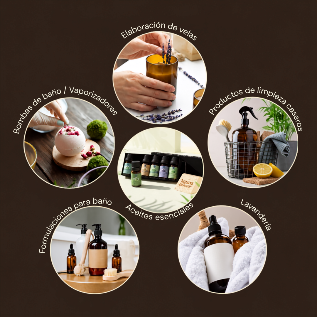Aceites Aromáticos Para Difusor Pack 6 Fragancias Naturales