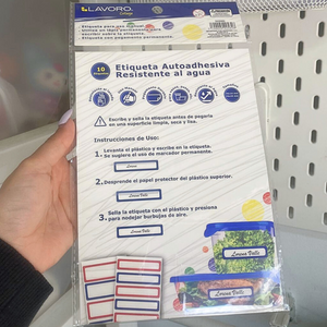 Etiquetas Autoadhesivas Resistentes Al Agua Pack 3