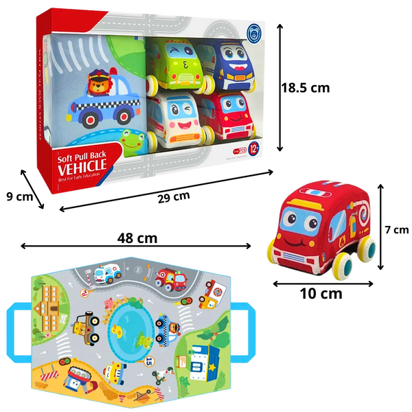 Alfombra Juguete Pista De Autos Infantil Antigolpes