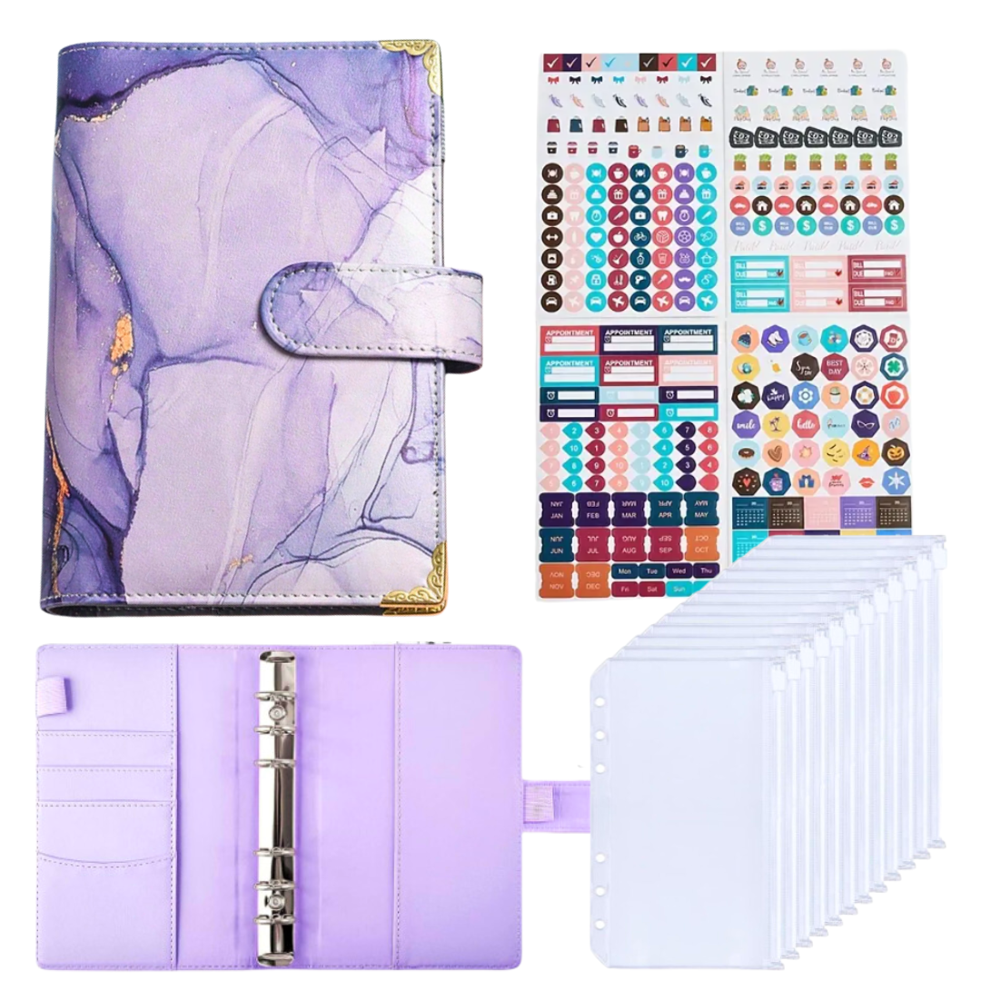Budget Binder Carpeta Organizadora A6 De Dinero Para Ahorro