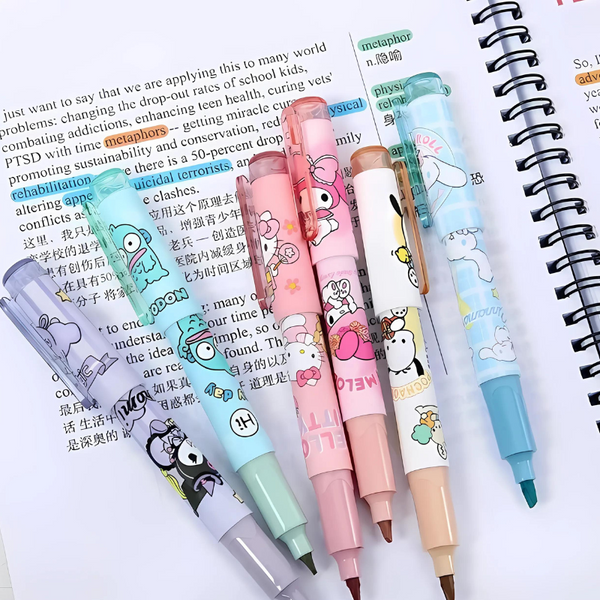 Kit Escolar Artículos Kawaii Kuromi