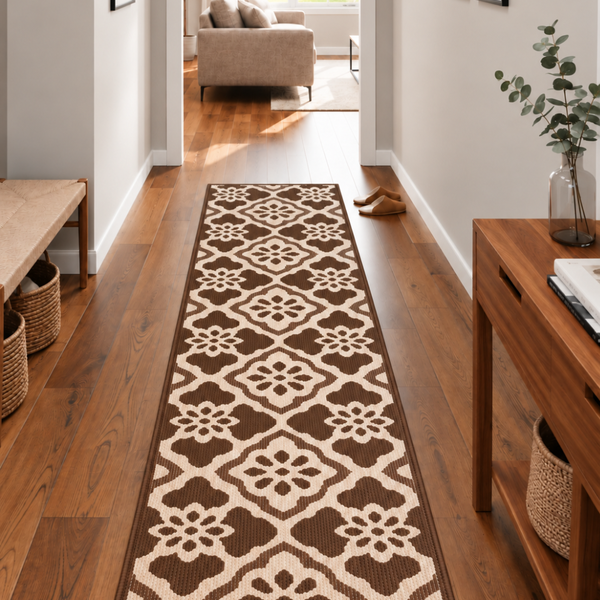 Alfombra Decorativa Antideslizante 180x60Cm Para Pasillo