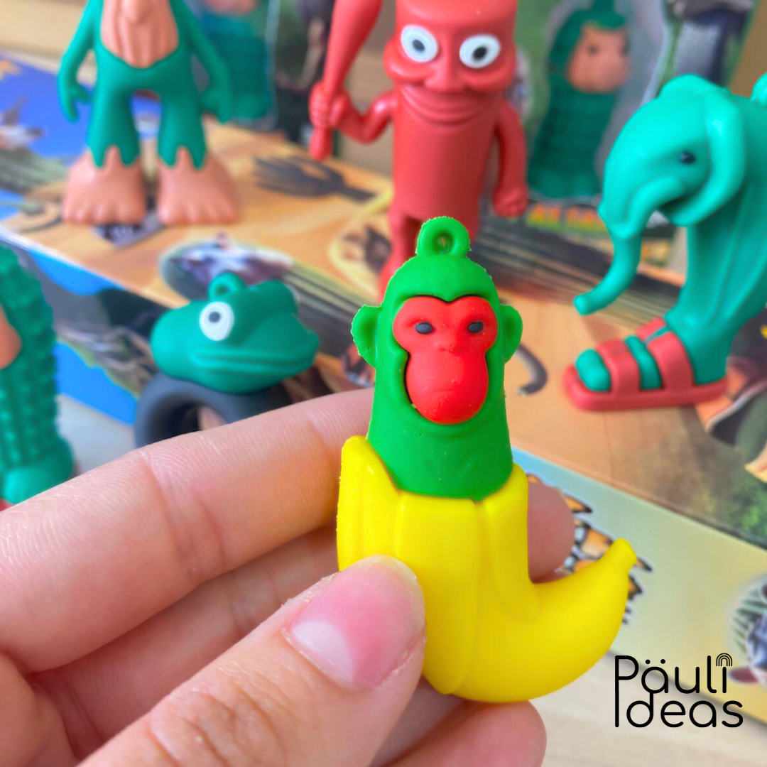 Brainrot Set 6 Figuras Tralalero Tralala Tun Tun Tun Sahur