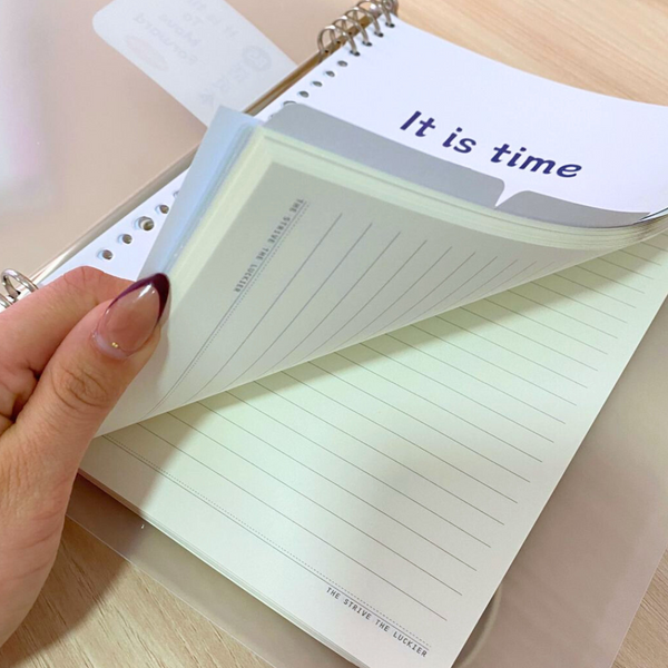 Libreta Anillada B5 Sistema Refill Kawaii