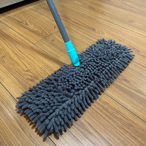 Trapero De Microfibra Y Pulidor Con Mango Extensible 2 En 1