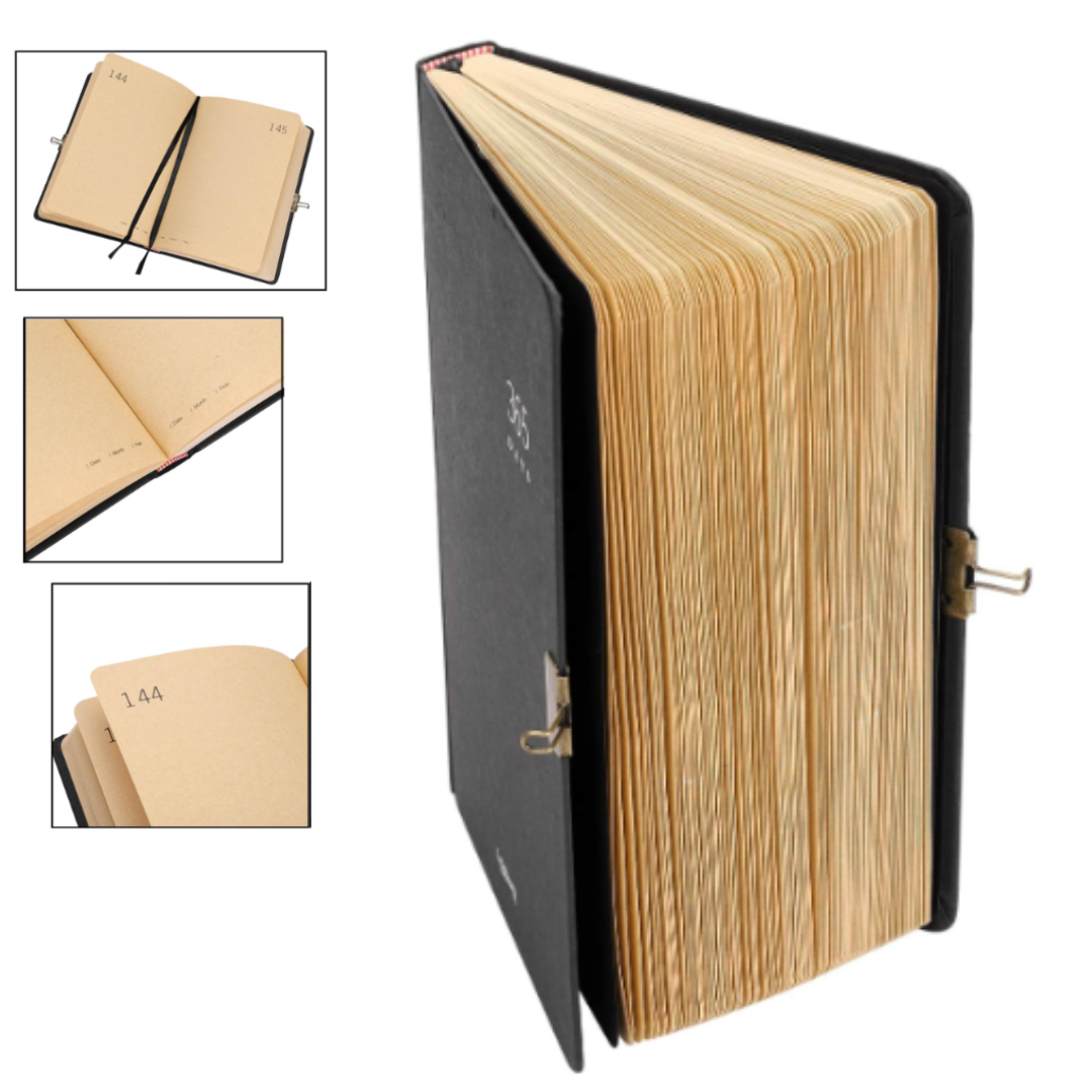 Planner Anual 365 Días Libreta A5 Sin Fechas Con Candado