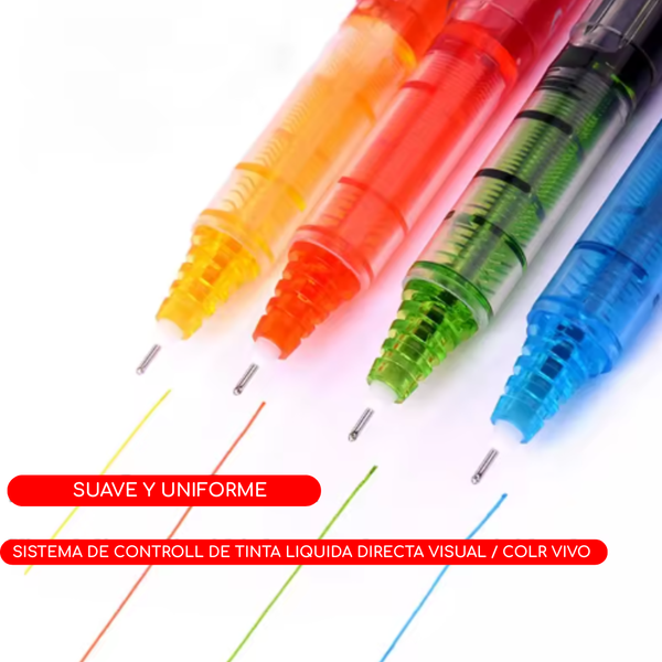 Lápices Tinta Pilot Hi-tecpoint V5 0.5 Mm Full Colores Set 6