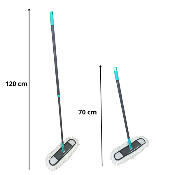 Trapero D Microfibra Con Mango Extensible Y Cabezal Flexible