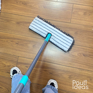 Trapero Microfibra Con Pulidor Y Mango Extensible De 170 Cm