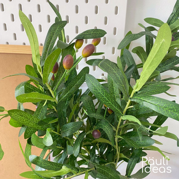 Rama De Olivo Planta Artificial Para Decoración