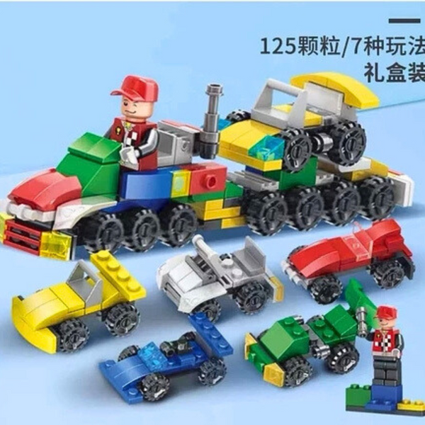 Bloques de Construcción 6 en 1 Compatible con Lego