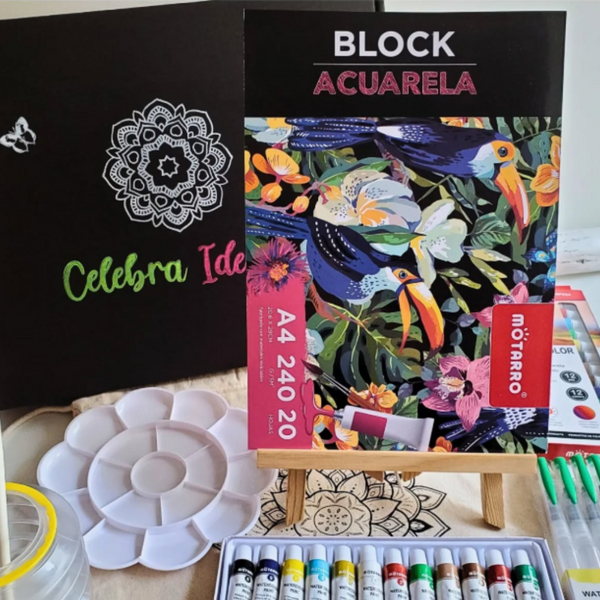 Block Para Acuarela A4 Croquera 240gsm 20 Hojas