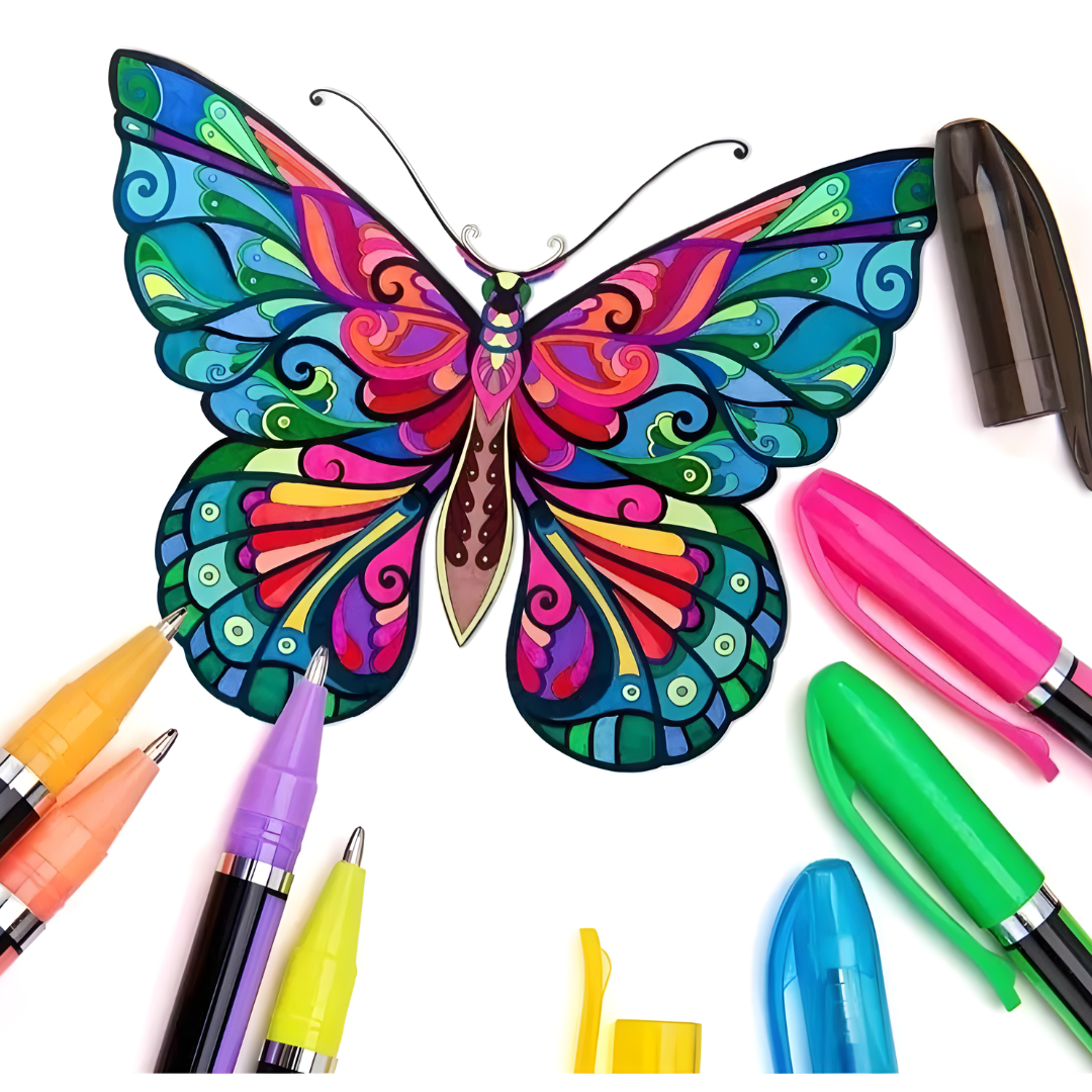 Pack 48 Lápices Tinta Gel Colores Neón 1.0mm
