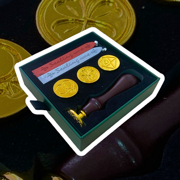 Sello Con Lacre Vintage Timbre Cera Tarjetas